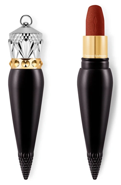 Shop Christian Louboutin Rouge Louboutin Velvet Matte Lipstick In Burning Babe 415