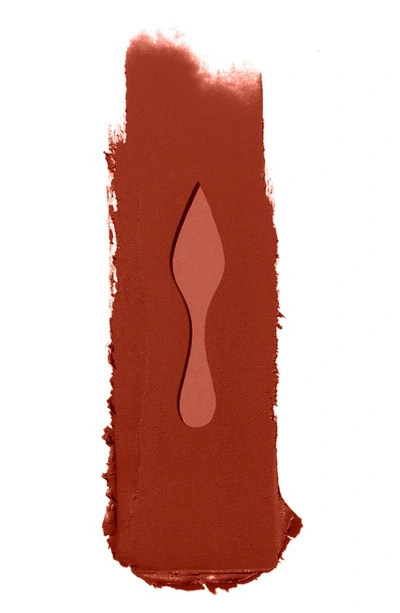 Shop Christian Louboutin Rouge Louboutin Velvet Matte Lipstick In Burning Babe 415