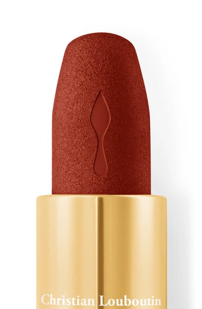 Shop Christian Louboutin Rouge Louboutin Velvet Matte Lipstick In Burning Babe 415