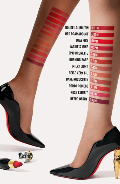 Christian Louboutin Rouge Louboutin Velvet Matte Lipstick In Epic Brunette 318