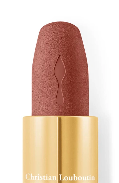 Shop Christian Louboutin Rouge Louboutin Velvet Matte Lipstick In Beige Very Gil 015