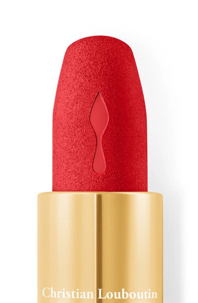 Shop Christian Louboutin Rouge Louboutin Velvet Matte Lipstick In Diva Fire 007