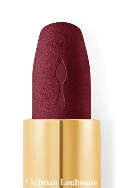 Shop Christian Louboutin Rouge Louboutin Velvet Matte Lipstick In Retro Berry 148