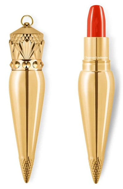 Shop Christian Louboutin Rouge Louboutin Silky Satin Lipstick In My Orange 555