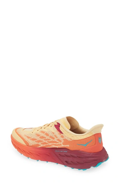 Hoka Speedgoat 5 Trail Running Shoe In Impala / Flame