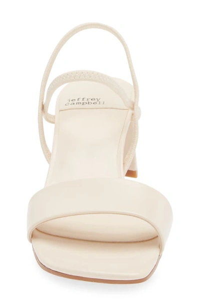 Jeffrey Campbell Adapt Slingback Sandal In Cream