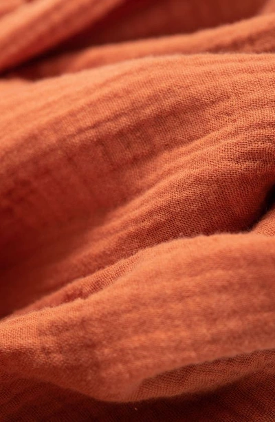 Cache Coeur Canyon Organic Cotton Gauze Maternity/nursing Jumpsuit In Copper
