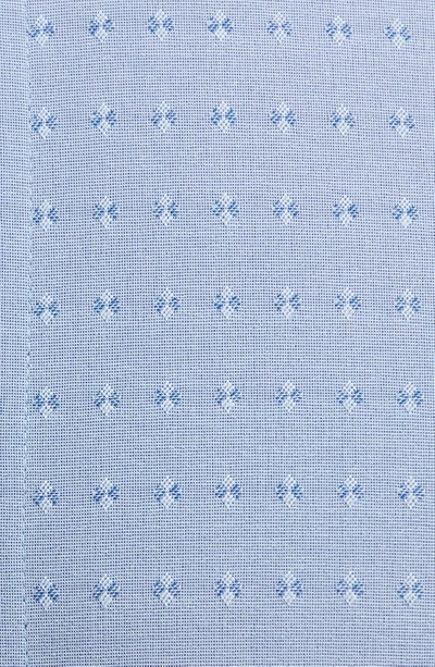 Shop State Of Matter The Phoenix Woven Dress Shirt In Blue Diamond Texture