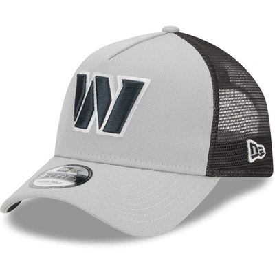 New Era Grey Washington Commanders Repreve Redux 9forty Snapback