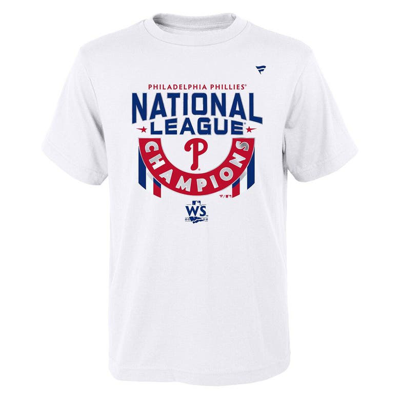 Shop Fanatics Toddler  Branded White Philadelphia Phillies 2022 National League Champions Locker Room T-sh