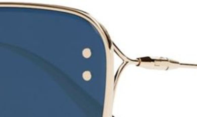 Shop Dior Miss B2u 63mm Oversize Butterfly Sunglasses In Shiny Gold Dh / Blue