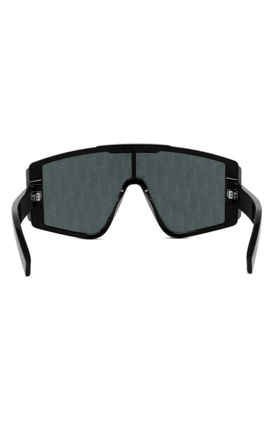Shop Dior 'xtrem Mu 00mm Mask Sunglasses In Black
