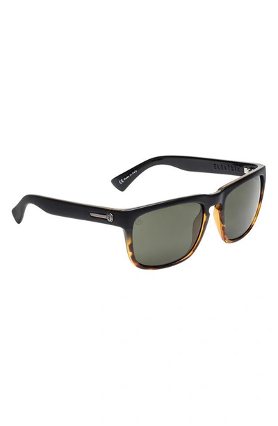 Shop Electric Knoxville 56mm Polarized Sunglasses In Darkside Tort/ Grey Polar