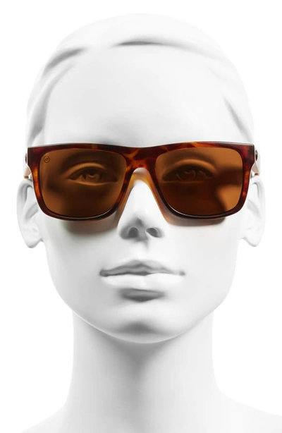 Shop Electric 'swimgarm' 57mm Sunglasses In Matte Tortoise/ Bronze