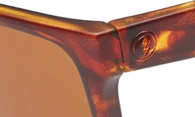 Shop Electric 'swimgarm' 57mm Sunglasses In Matte Tortoise/ Bronze