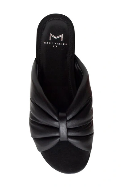 Shop Marc Fisher Ltd Olita Slide Sandal In Black