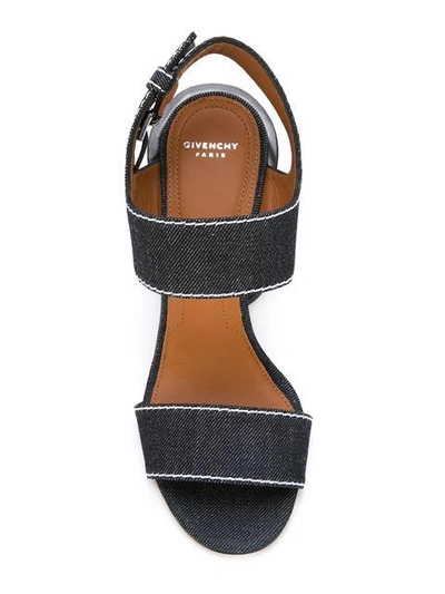 Shop Givenchy Denim 'rena' Sandals