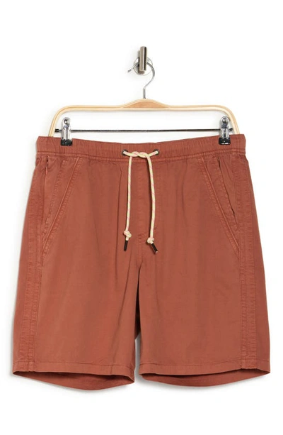 Shop Union Sun-sational Pull-on Woven Shorts In Rusty