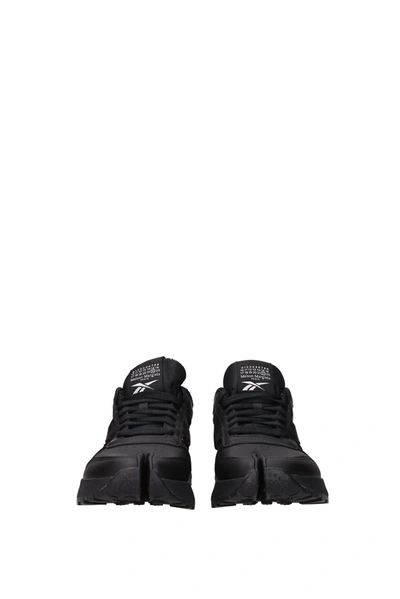 Shop Maison Margiela Sneakers Reebok Leather Black