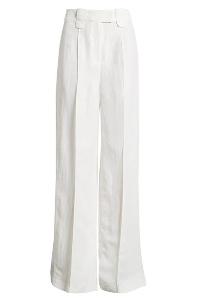 Shop Ted Baker Astaat Wide Leg Trousers In Cream