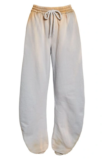 Shop Off-white Laundry Twisted Cotton Joggers In Beige
