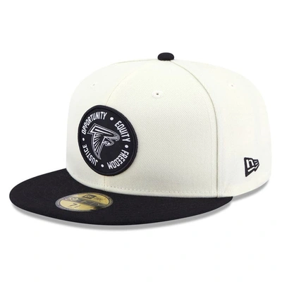 New Era Cream/black Atlanta Falcons 2022 Inspire Change 59fifty