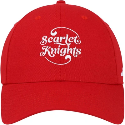 Shop Adidas Originals Adidas Scarlet Rutgers Scarlet Knights Slouch Adjustable Hat