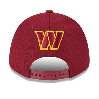 Shop New Era Burgundy Washington Commanders 2023 Nfl Draft 9forty Adjustable Hat