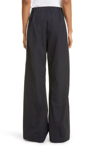 Commission Jitsu Logo Embroidered Nylon Track Pants In Black