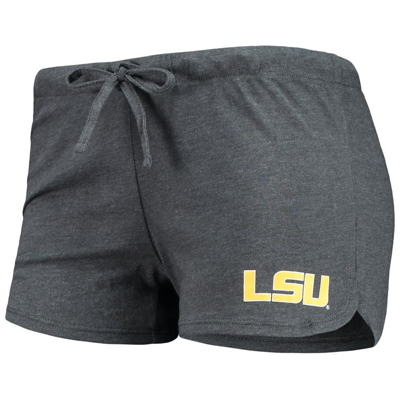 Shop Concepts Sport Heathered Gray/charcoal Lsu Tigers Anchor Tank Top & Shorts Sleep Set In Heather Gray