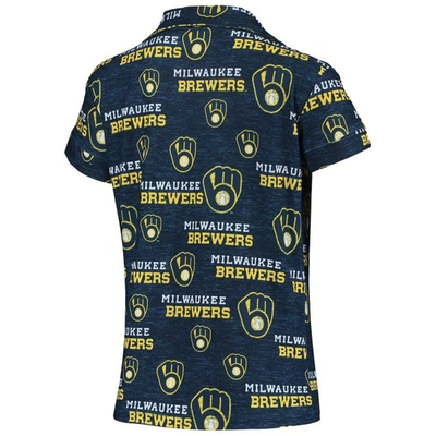 brewers button up shirt