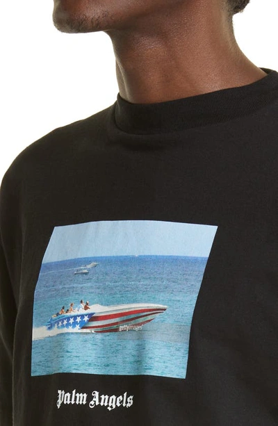 Palm Angels Getty Speedboat-print T-shirt - Farfetch