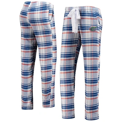 Shop Concepts Sport Royal/orange Florida Gators Accolade Flannel Pants
