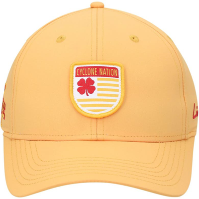 Shop Black Clover Gold Iowa State Cyclones Nation Shield Snapback Hat
