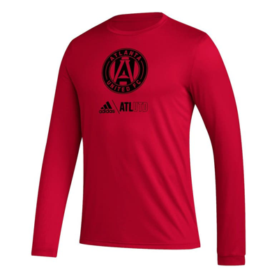 Shop Adidas Originals Adidas Red Atlanta United Fc Icon Aeroready Long Sleeve T-shirt