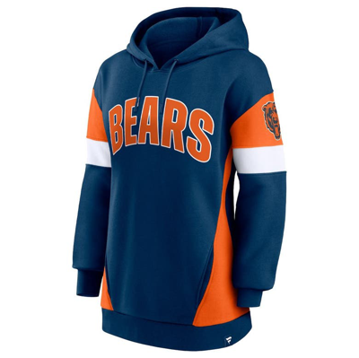 Men's Chicago Bears Fanatics Branded Navy Extra Point Pullover Hoodie