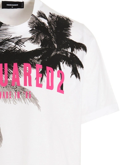 Shop Dsquared2 T-shirt 'd2 Palm Slouch'