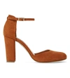DUNE Cairo Suede Heeled Courts