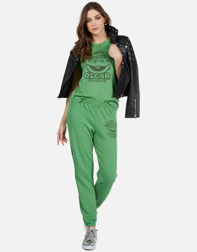 Lauren Moshi Wolf Go Away Oscar In Leaf Green