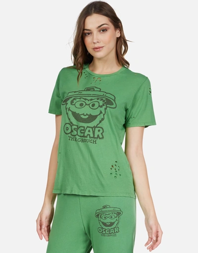 Lauren Moshi Wolf Go Away Oscar In Leaf Green