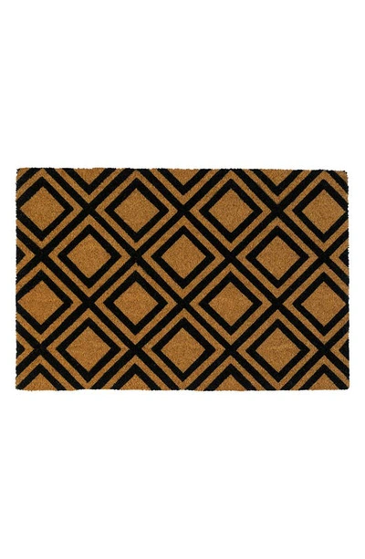 Shop Entryways Diamonds Doormat In Natural Coir / Black