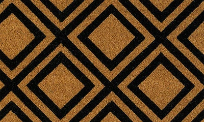 Shop Entryways Diamonds Doormat In Natural Coir / Black