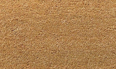Entryways Border Stripe Coir Doormat In Natural Coir / Black