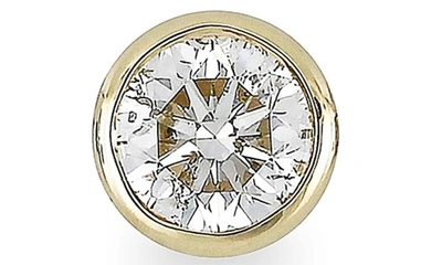 Bony Levy 14k Gold Bezel Diamond Stud Earrings In 14k Yellow Gold