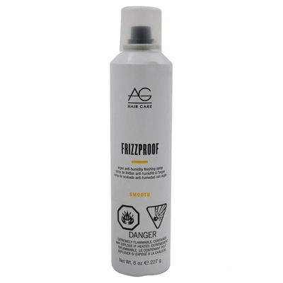 Shop Ag Hair Cosmetics Frizzproof Argan Anti-humidity Finishing Spray By  For Unisex - 8 oz Hair Spray In Silver