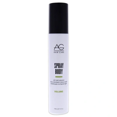 Shop Ag Hair Cosmetics Spray Body Soft-hold Volumizer By  For Unisex - 5 oz Hair Spray In Black