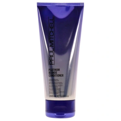 Shop Paul Mitchell Platinum Blonde Conditioner For Unisex 6.8 oz Conditioner In Blue