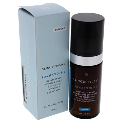 Shop Skinceuticals Resveratrol B E Antioxidant Night For Unisex 1 oz Serum In Black