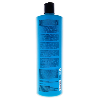 Shop Sexy Hair Moisturizing Shampoo For Unisex 33.8 oz Shampoo In Blue