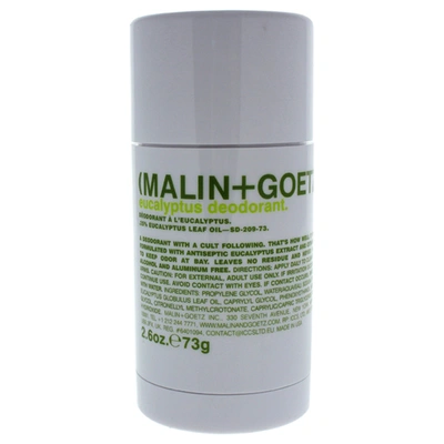 Shop Malin + Goetz Eucalyptus Deodorant Stick For Unisex 2.6 oz Deodorant Stick In Silver